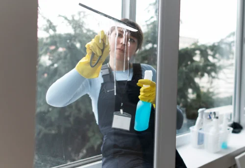 Nettoyage de vitres intérieures et extérieures à Charmoy